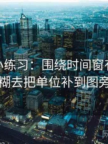 蘑菇tv小练习：围绕时间窗有没有模糊去把单位补到图旁